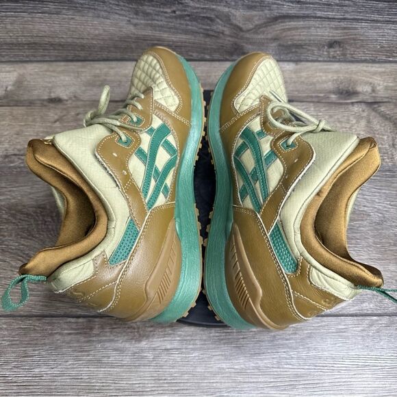 Asics Gel-Lyte MT Hunter Green Chestnut Running Shoes Mens Sz 10  M - Picture 3 of 8